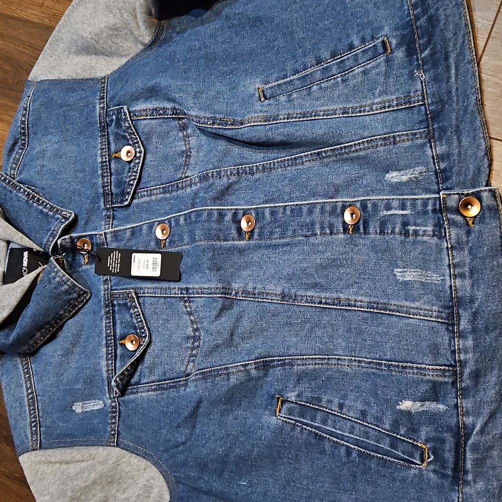 ♦️♦️DENIM JACKET - MEDIUM WASH  SZ 2X - Picture 10 of 12